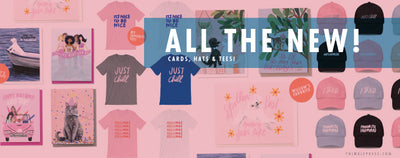 ALL THE NEW {TEES, HATS & CARDS}!