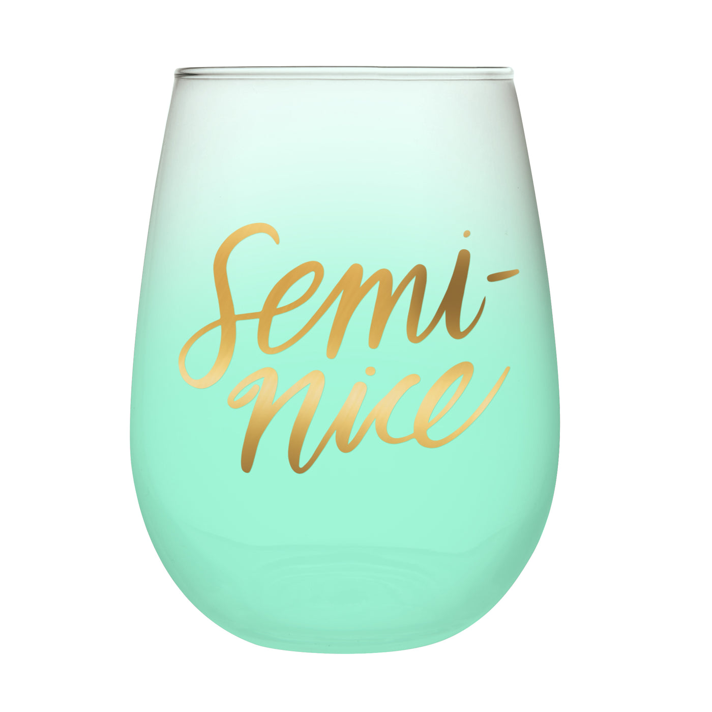 Semi-Nice Wine Glass - Thimblepress