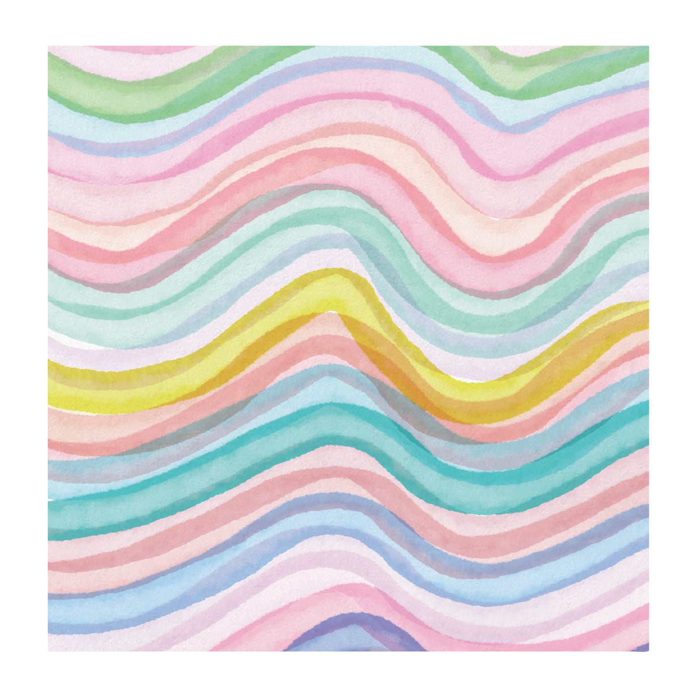 Color Waves Beverage Napkins - Thimblepress