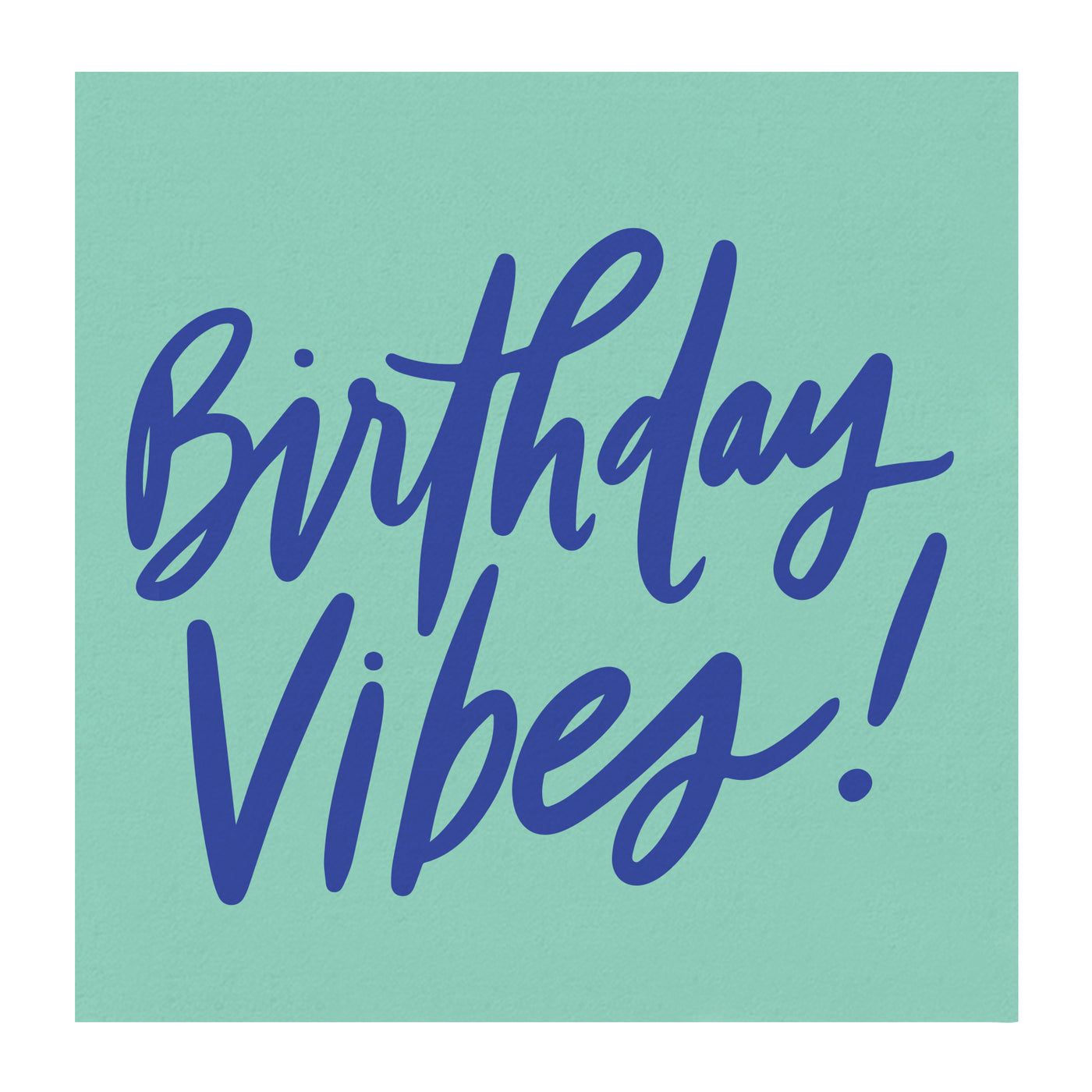 Birthday Vibes Beverage Napkins - Thimblepress