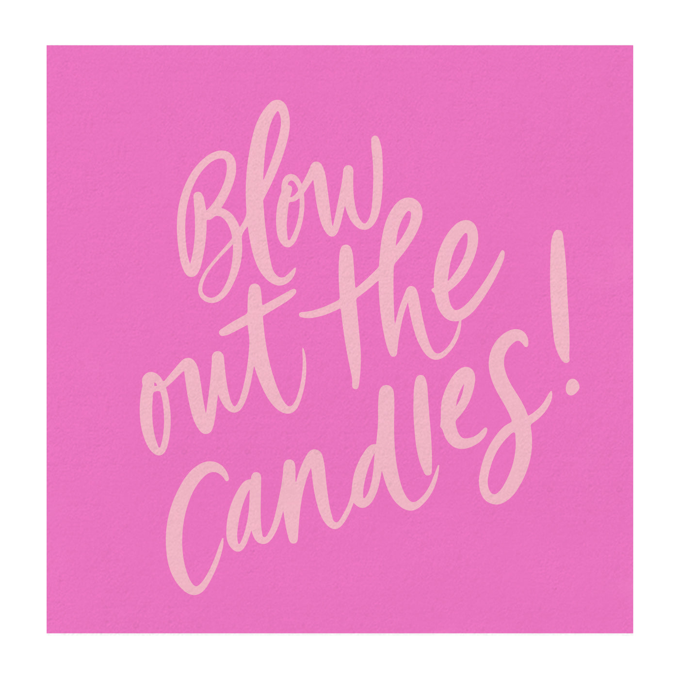 Blow Out The Candles Beverage Napkins - Thimblepress