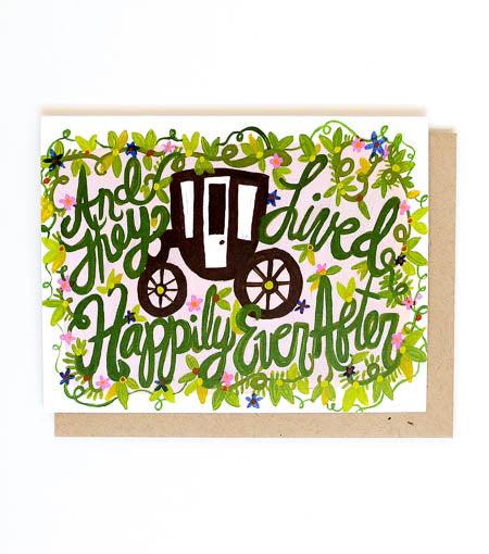 happily ever after card - Thimblepress