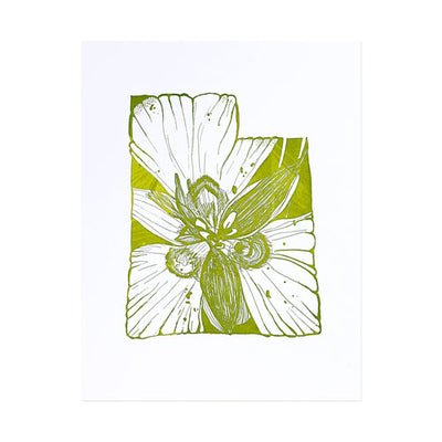 letterpress utah sego lily - Thimblepress