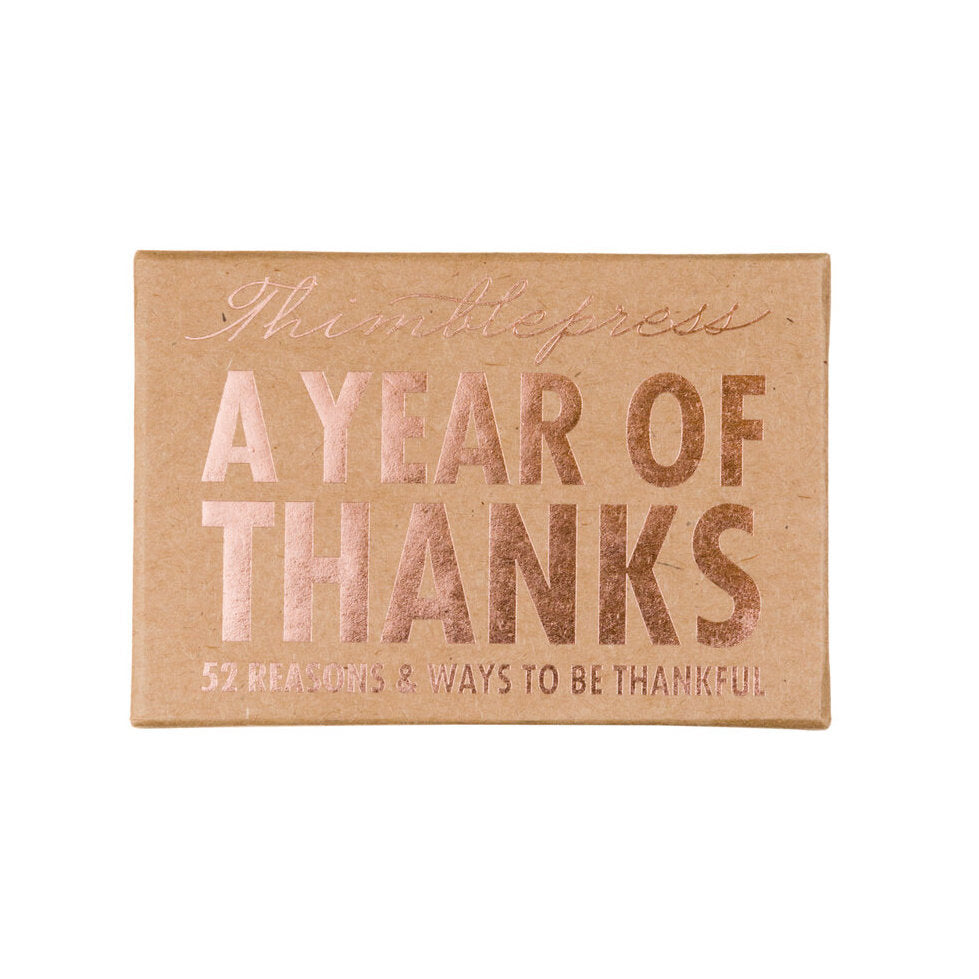 A Year Of Thanks greeting cards – Thimblepress