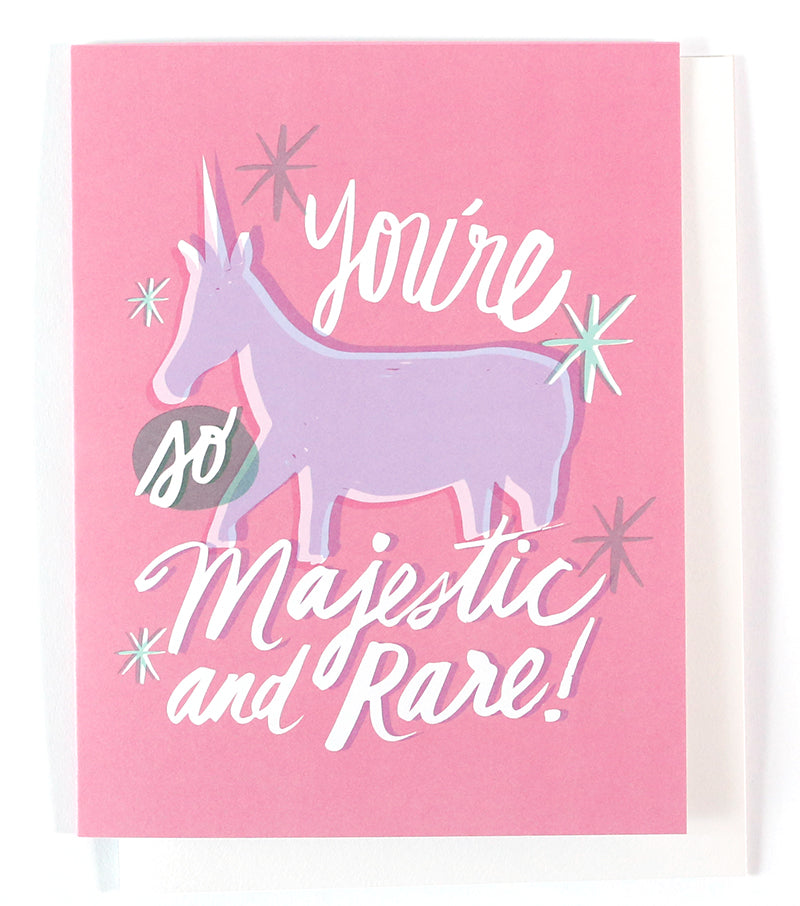 Majestic and Rare greeting card Majestic and Rare greeting card