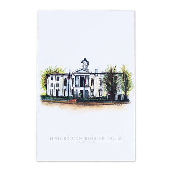 oxford, ms collection: historic oxford courthouse - Thimblepress