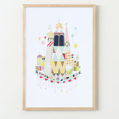 castle in the sky print - Thimblepress