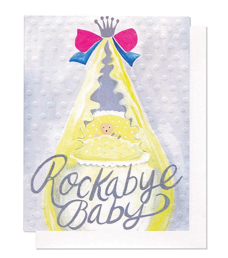 rockabye baby card - Thimblepress