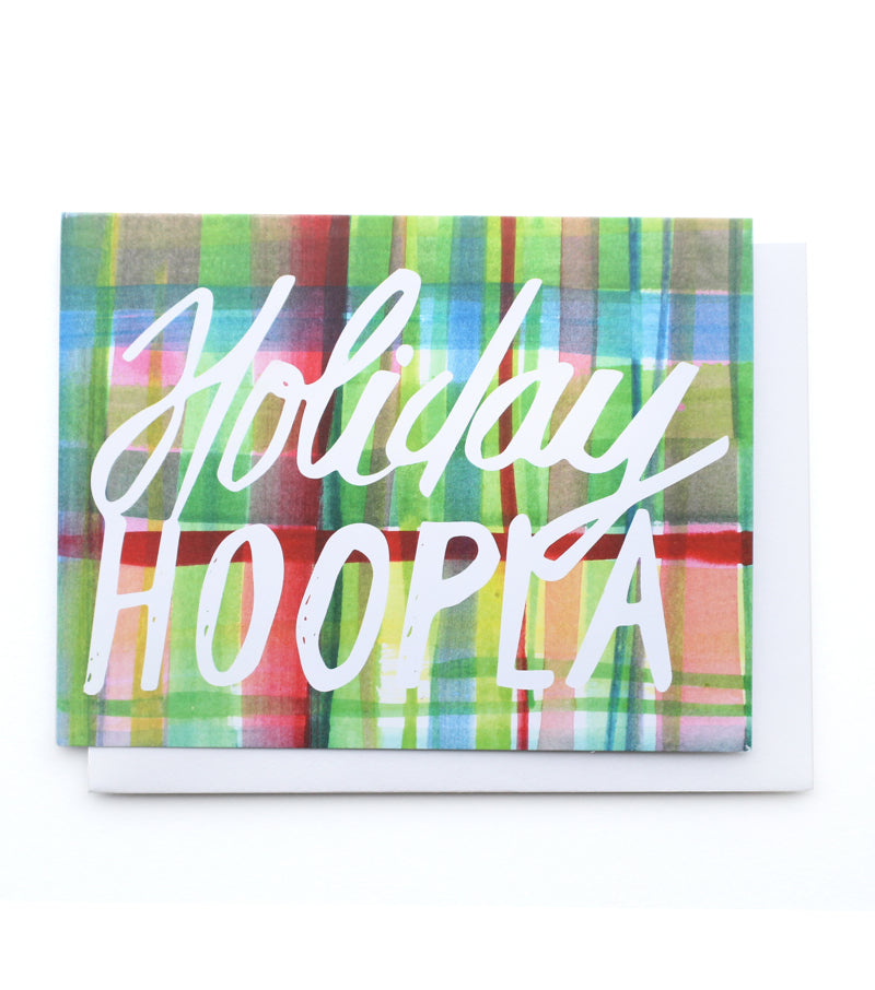 holiday hoopla card - Thimblepress