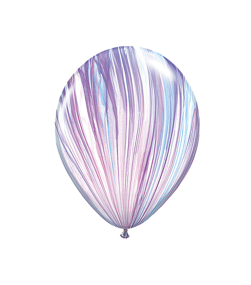 Pack of 5 Purple 11" Marble Balloons - Thimblepress