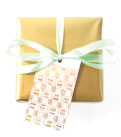 squares & lines gift tags - Thimblepress