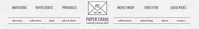SPOTTED // Thimblepress on Paper Crave!