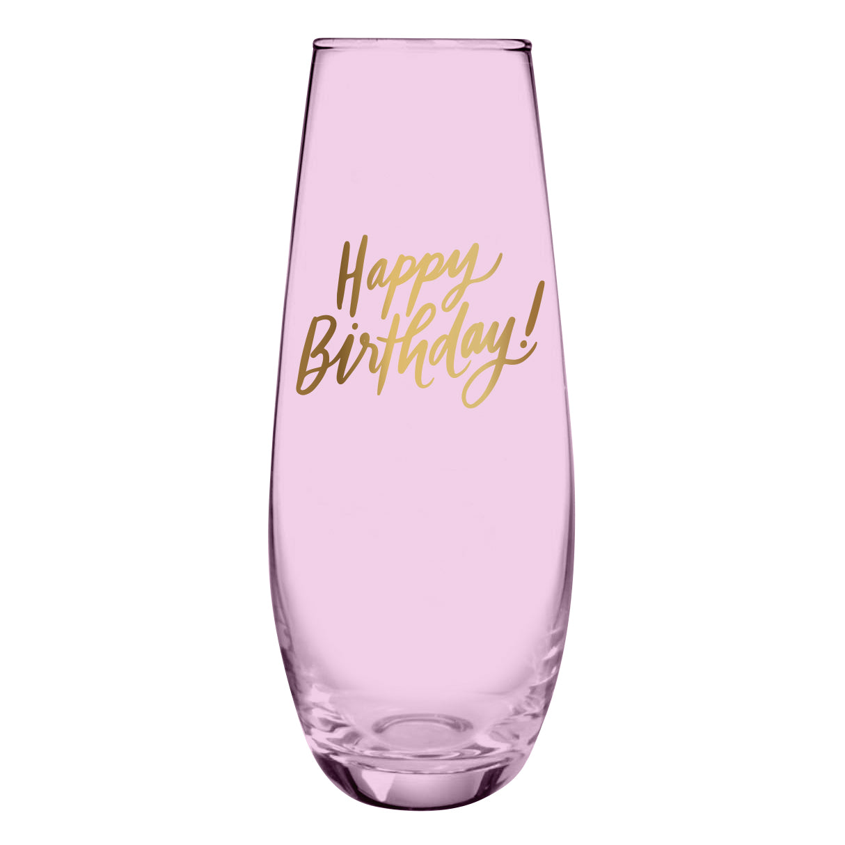 Happy Birthday Champagne Glass - Thimblepress