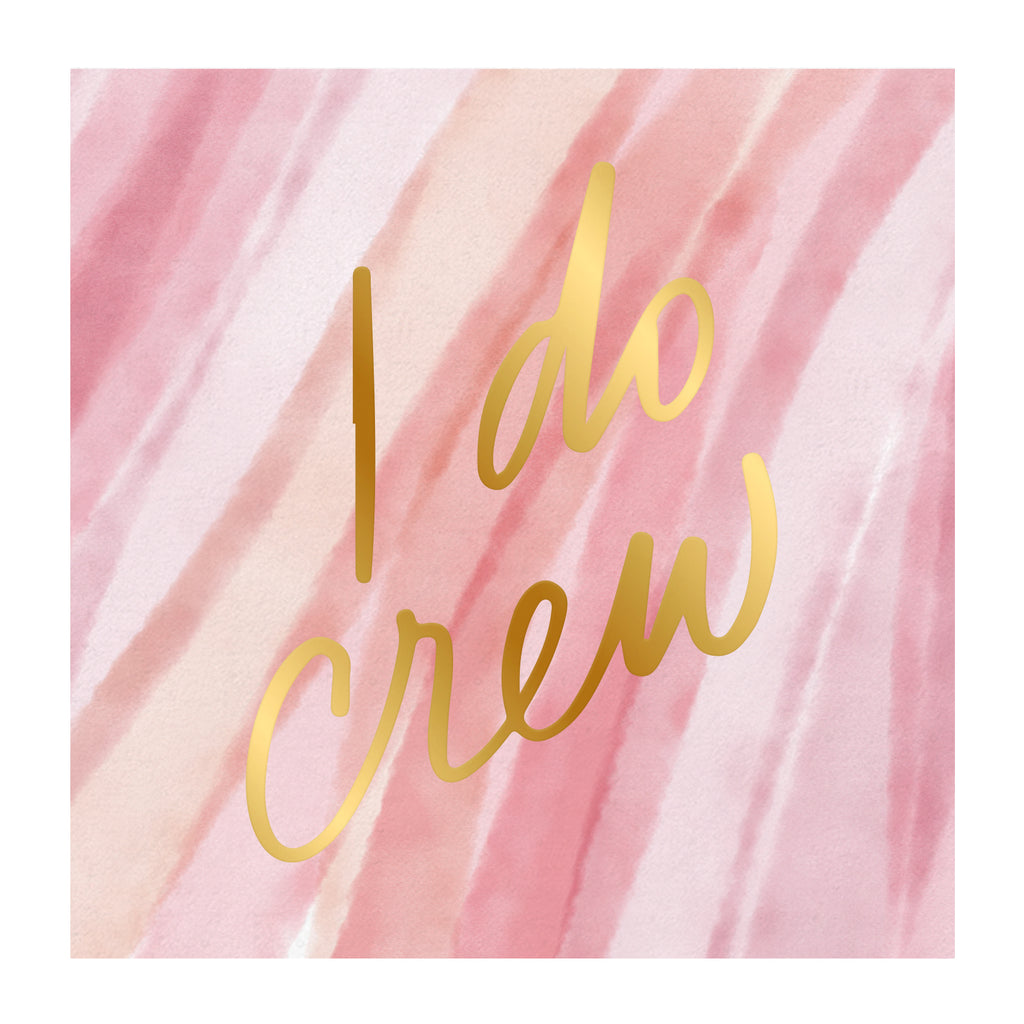 Thimblepress I Do Crew Beverage Napkins