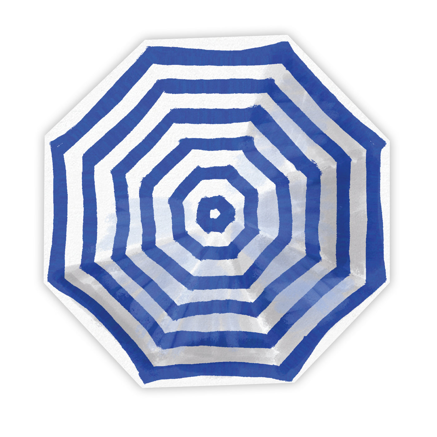 Blue Umbrella Shaped Beverage Napkins - Thimblepress