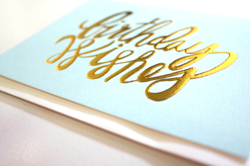 birthday wishes card - Thimblepress
