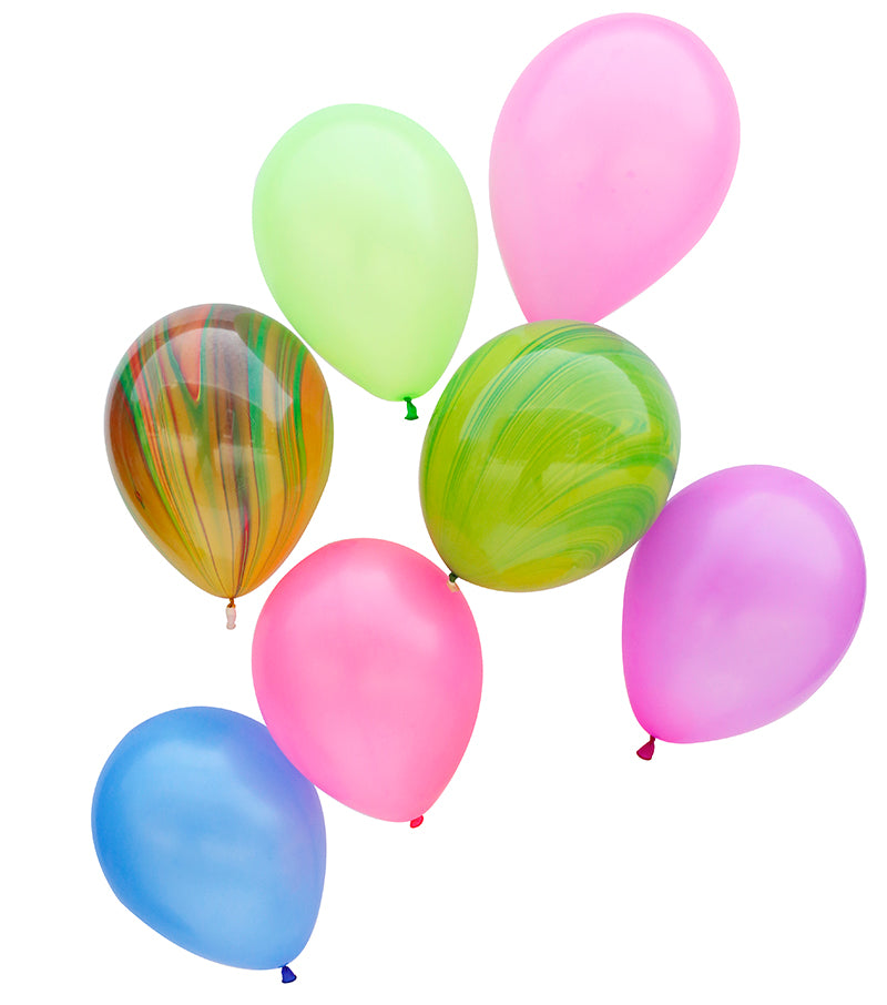 Neon Celebration Balloons - Thimblepress