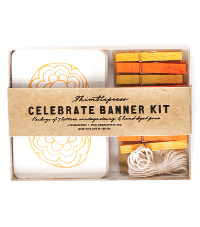 Celebrate Letterpress DIY Banner Kit - Thimblepress