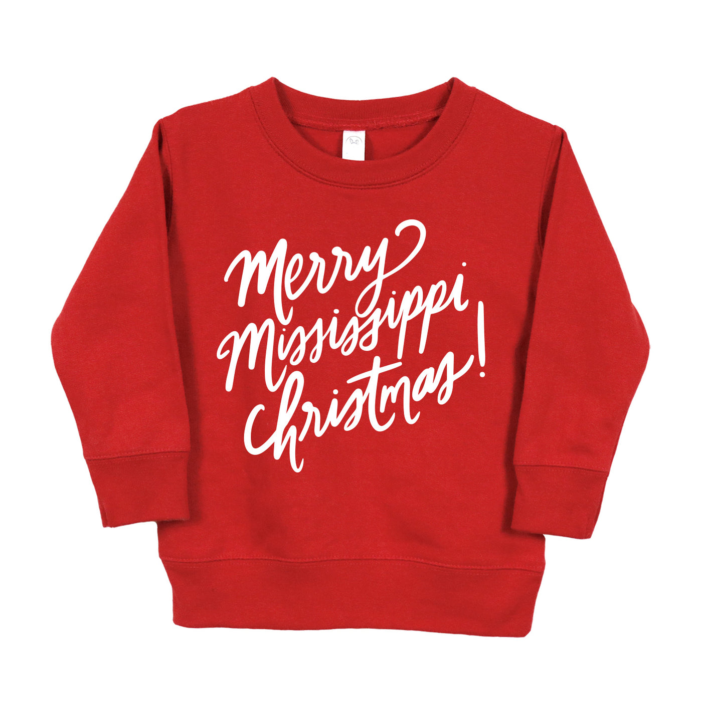 Merry Mississippi Christmas Toddler Sweatshirt - Thimblepress