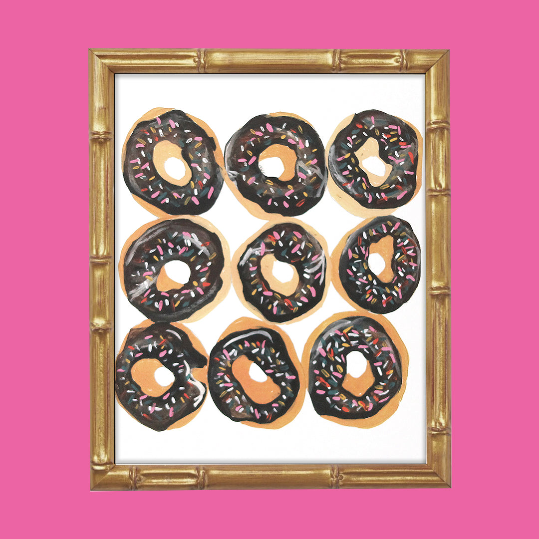 donut love art print
