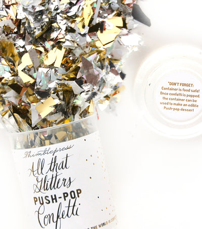 the original all that glitters push-pop confetti® - Thimblepress
