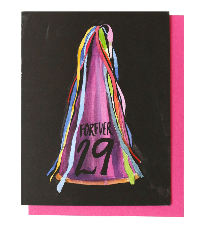 forever 29 greeting card – Thimblepress