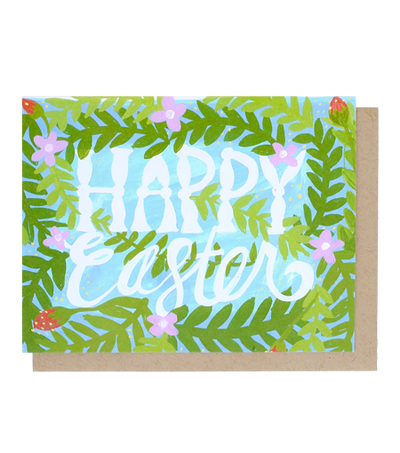 happy easter palm card - Thimblepress