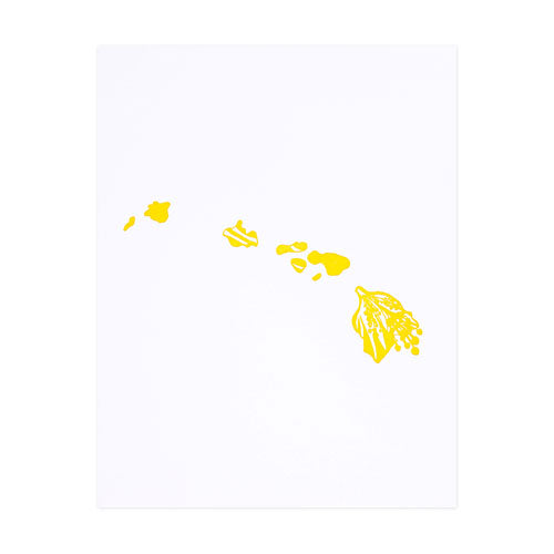 letterpress hawaii pua aloalo - Thimblepress