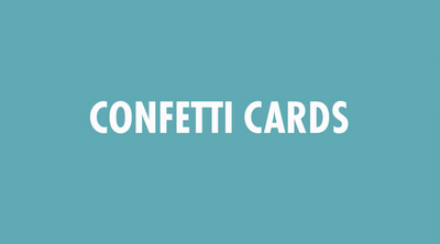 celebration confetti card - Thimblepress