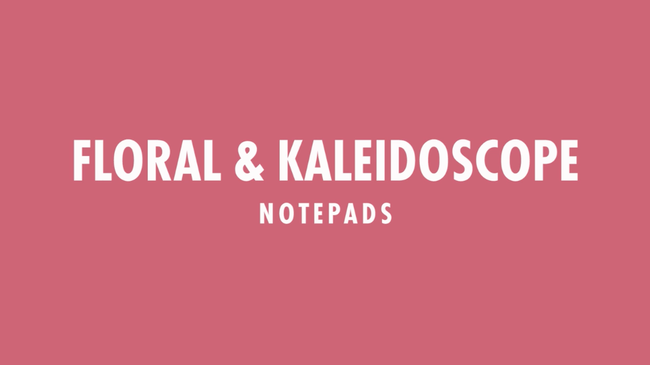 kaleidoscope notepad - Thimblepress
