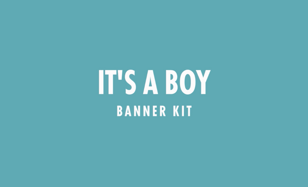 Celebrate Letterpress DIY Banner Kit – Thimblepress