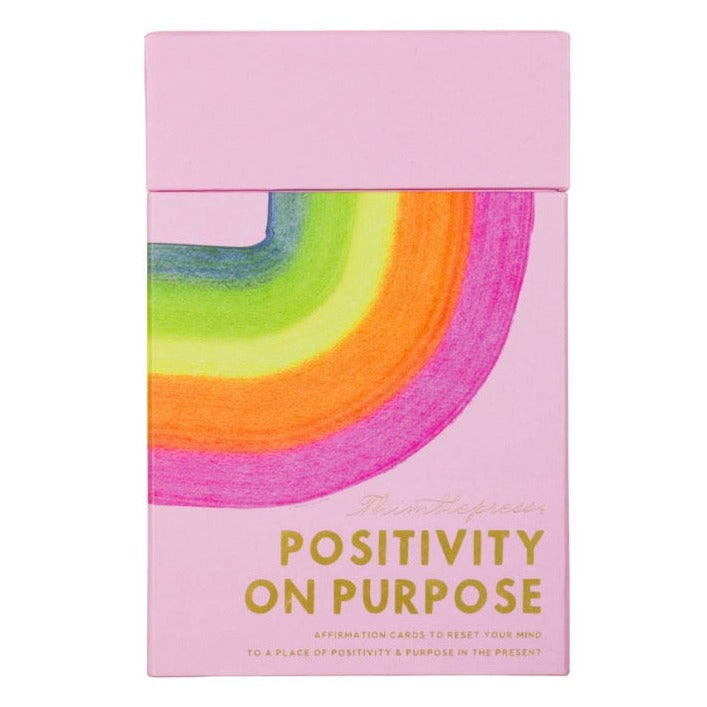 Positivity On Purpose Affirmation Cards - Thimblepress