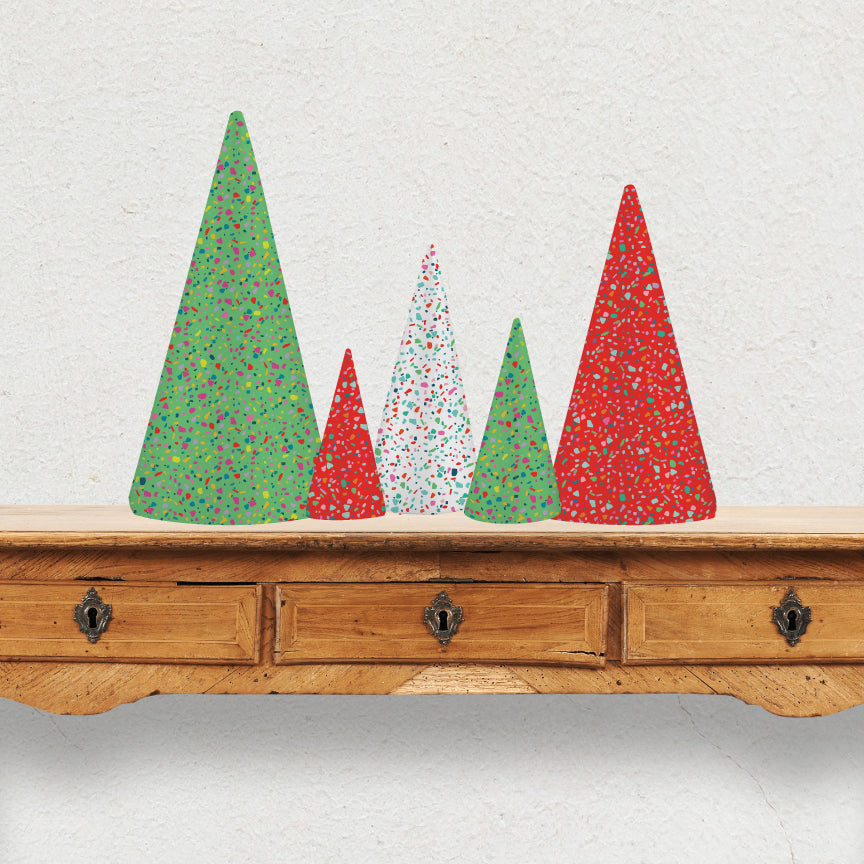 Jolly Terrazzo Christmas Tree Printables