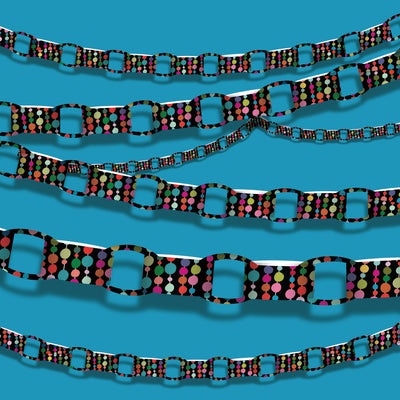 Bright Baubles Paper Chain Printable