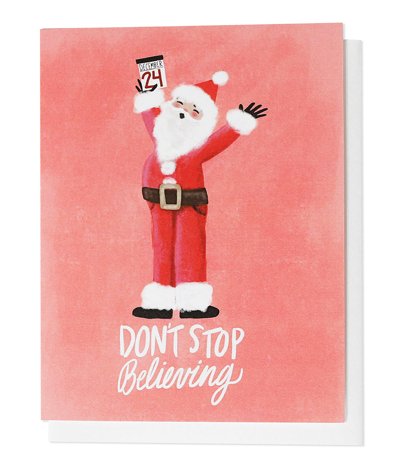 believing santa card - Thimblepress