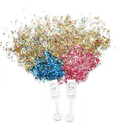 Gender Reveal Push-Pop Confetti® - Thimblepress