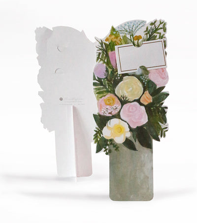 pewter vase florever card - Thimblepress