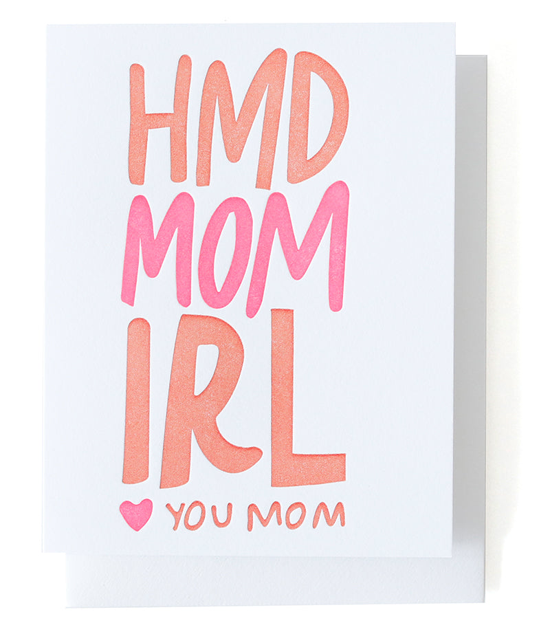 Happy Mother's Day In Real Life Card - Thimblepress