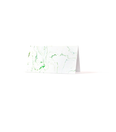 Green Marble Place Cards - Thimblepress