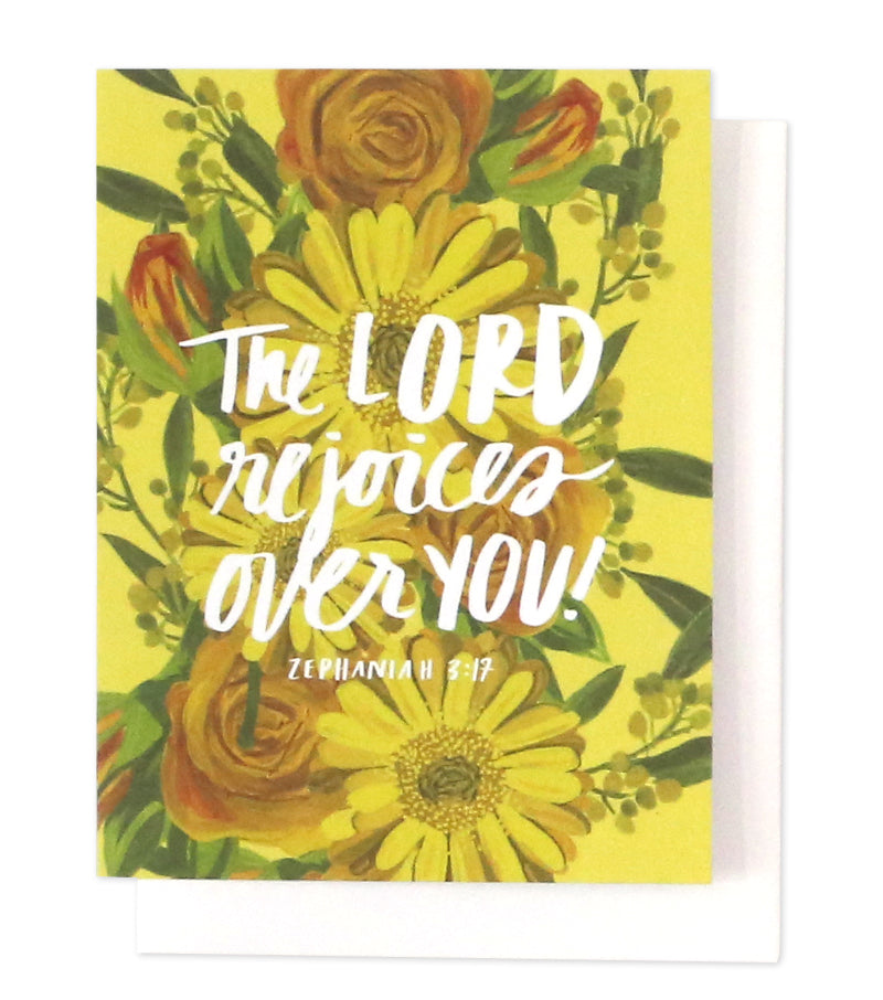 The Lord Rejoices Card - Thimblepress