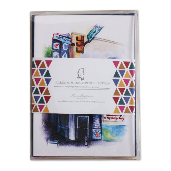 jackson, ms collection: card set of 6 - Thimblepress