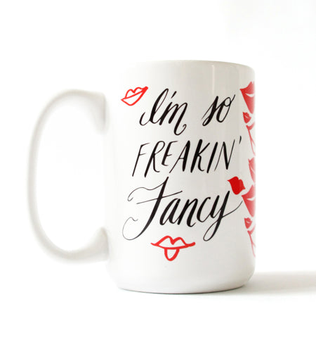 fancy 15oz ceramic mug - Thimblepress