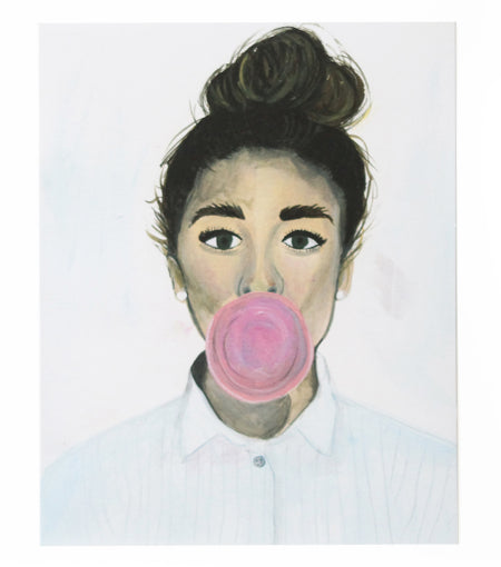 bubble girl print - Thimblepress