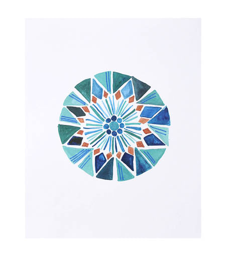 center circle print - Thimblepress