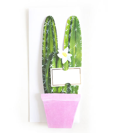 cactus florever card - Thimblepress
