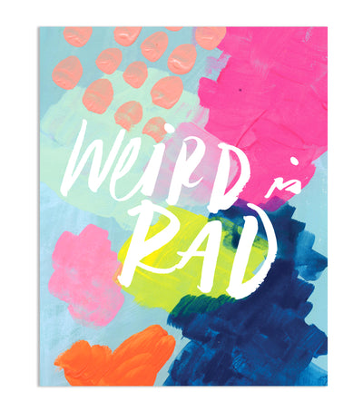 weird is rad art print - Thimblepress