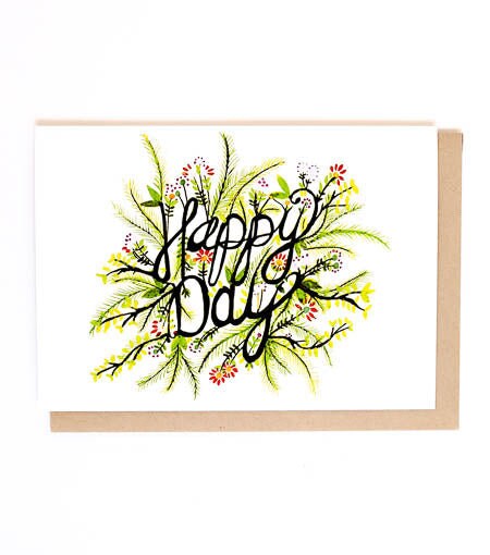 happy day greeting card