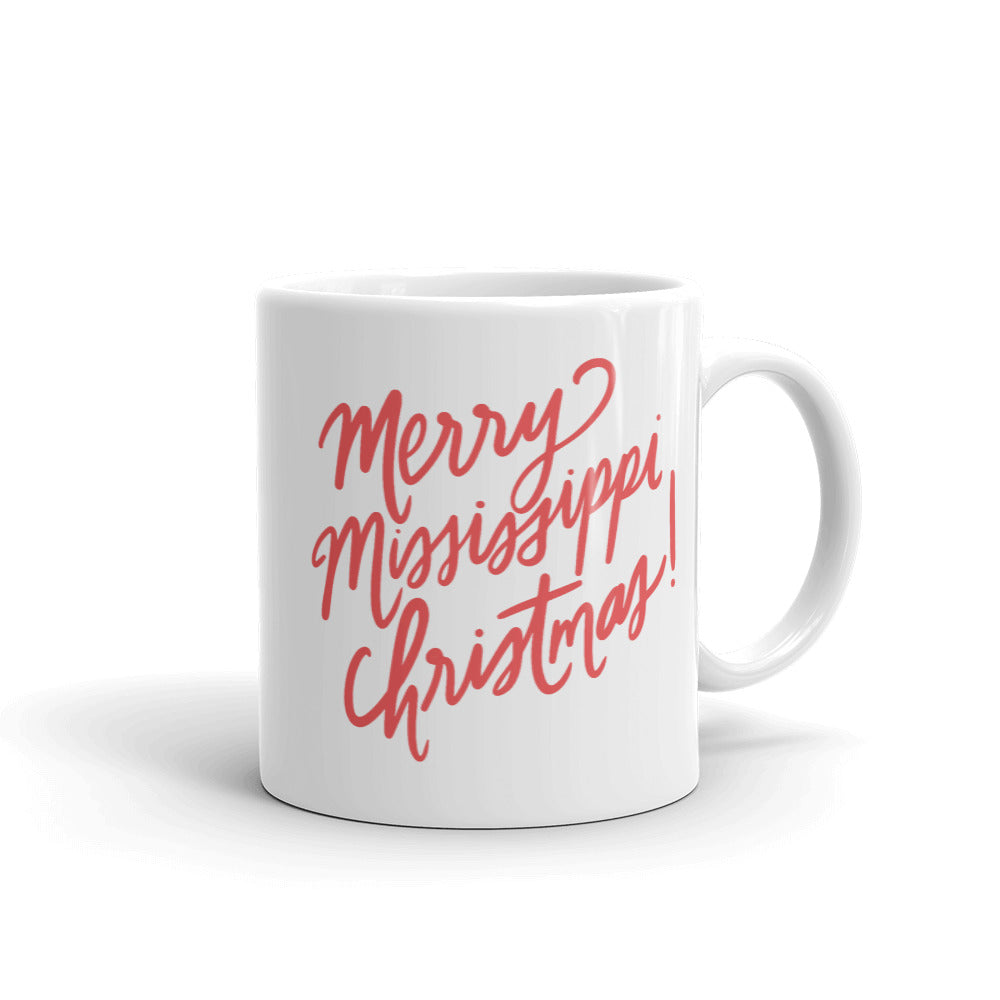 Merry Mississippi Christmas 11 oz. Mug - Thimblepress