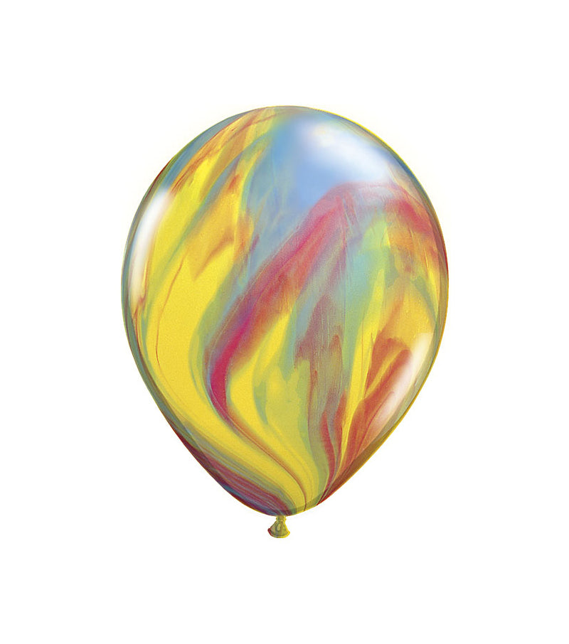 Pack of 5 Multi 11" Marble Balloons - Thimblepress