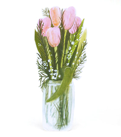tulip florever card - Thimblepress
